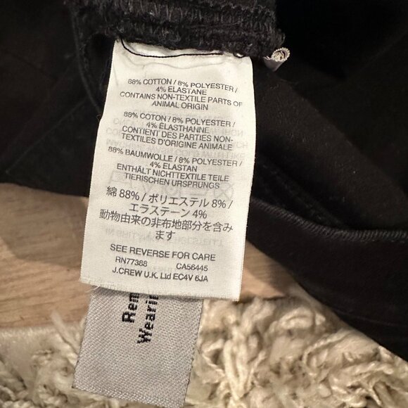 MADEWELL WOMENS 9" HIGHRISE SKINNY BLACK JEANS 27 TALL - Picture 8 of 9